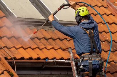 Démoussage et hydrofuge de toiture à Joussé